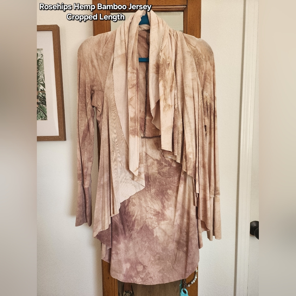 Hemp Bamboo Jersey Women’s Cardigan - Cream